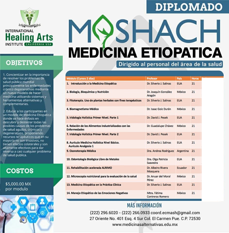 Diplomado en Medicina Etiopatica